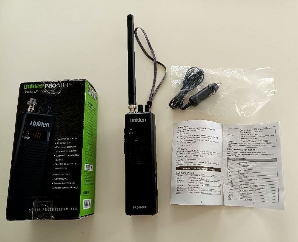 入手困難　Uniden PRO401HH ハンドヘルド感度抜群CB無線