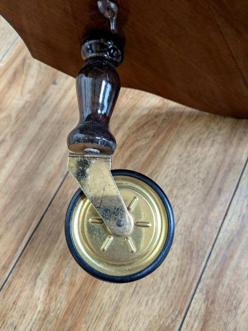 美品　イタリア製 ティーワゴン 象嵌細工 アンティークワゴン キッチンワゴン