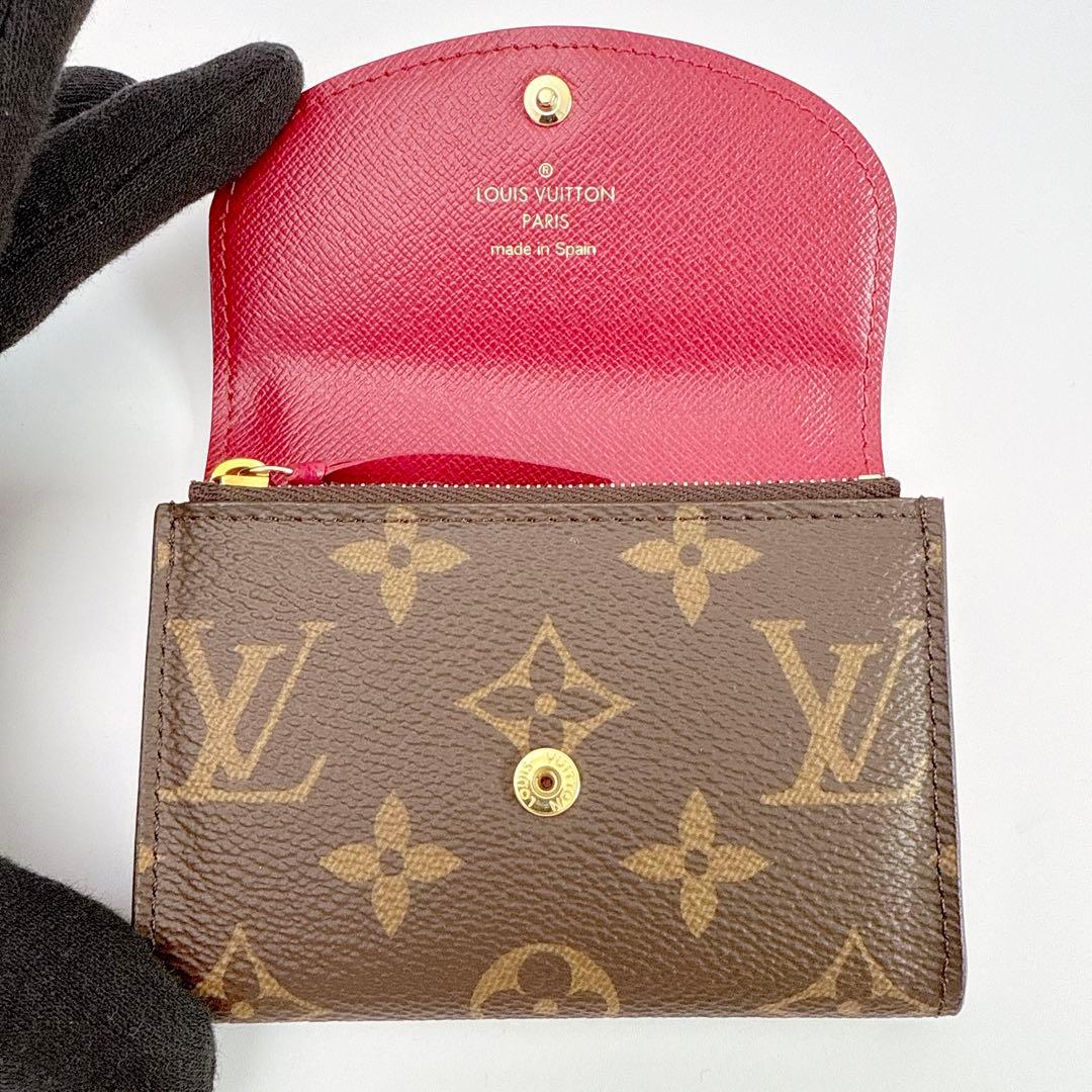 ルイヴィトン ポルトモネ ロザリ コンパクトウォレット ケース 小銭入れ