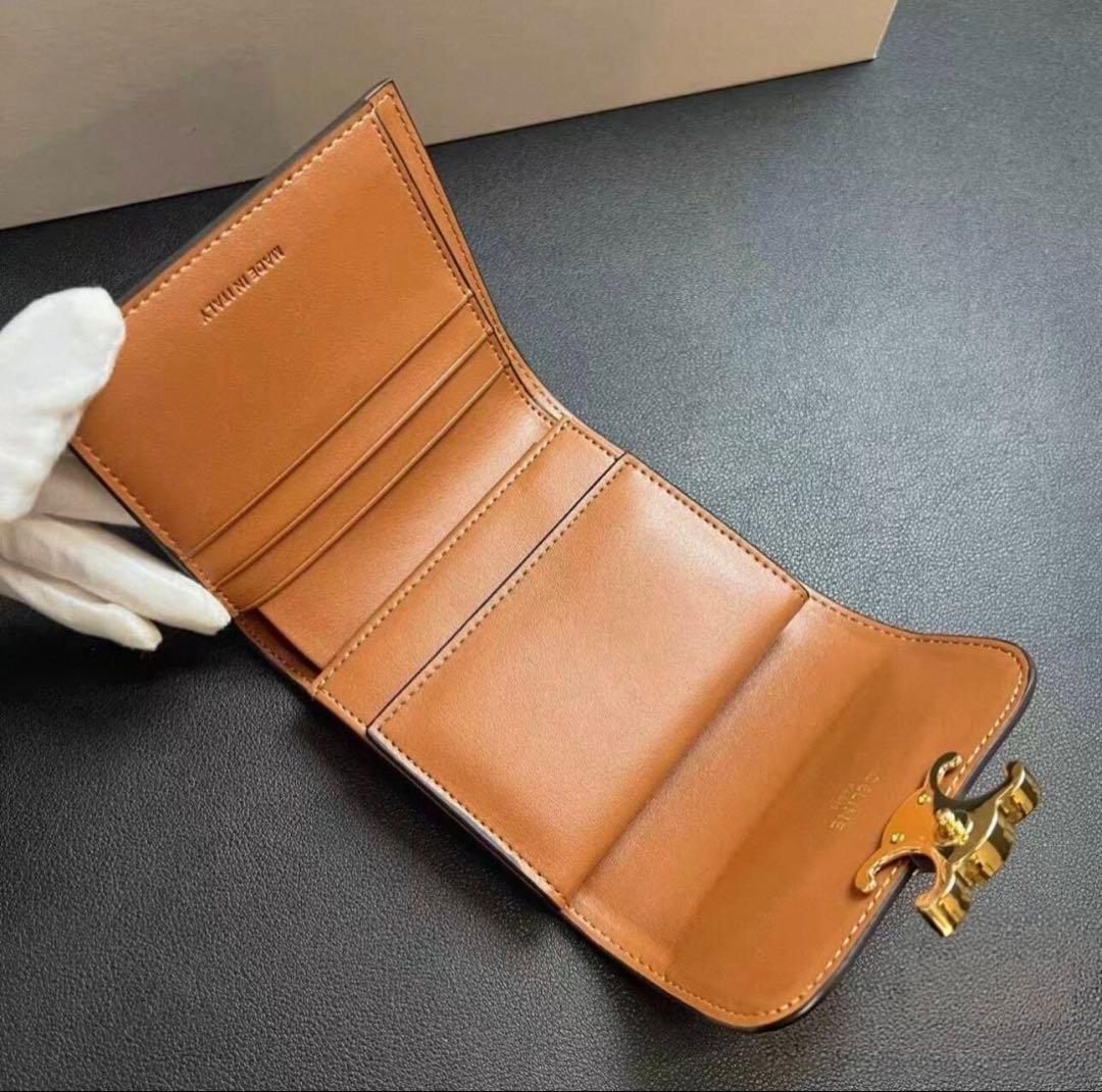 CELINE 本革三つ折り財布