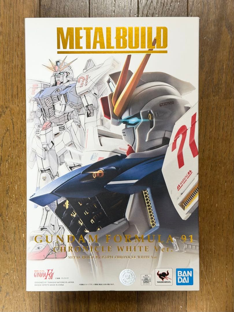 開封品 メタルビルド ガンダムF91 CHRONICLE WHITE Ver.