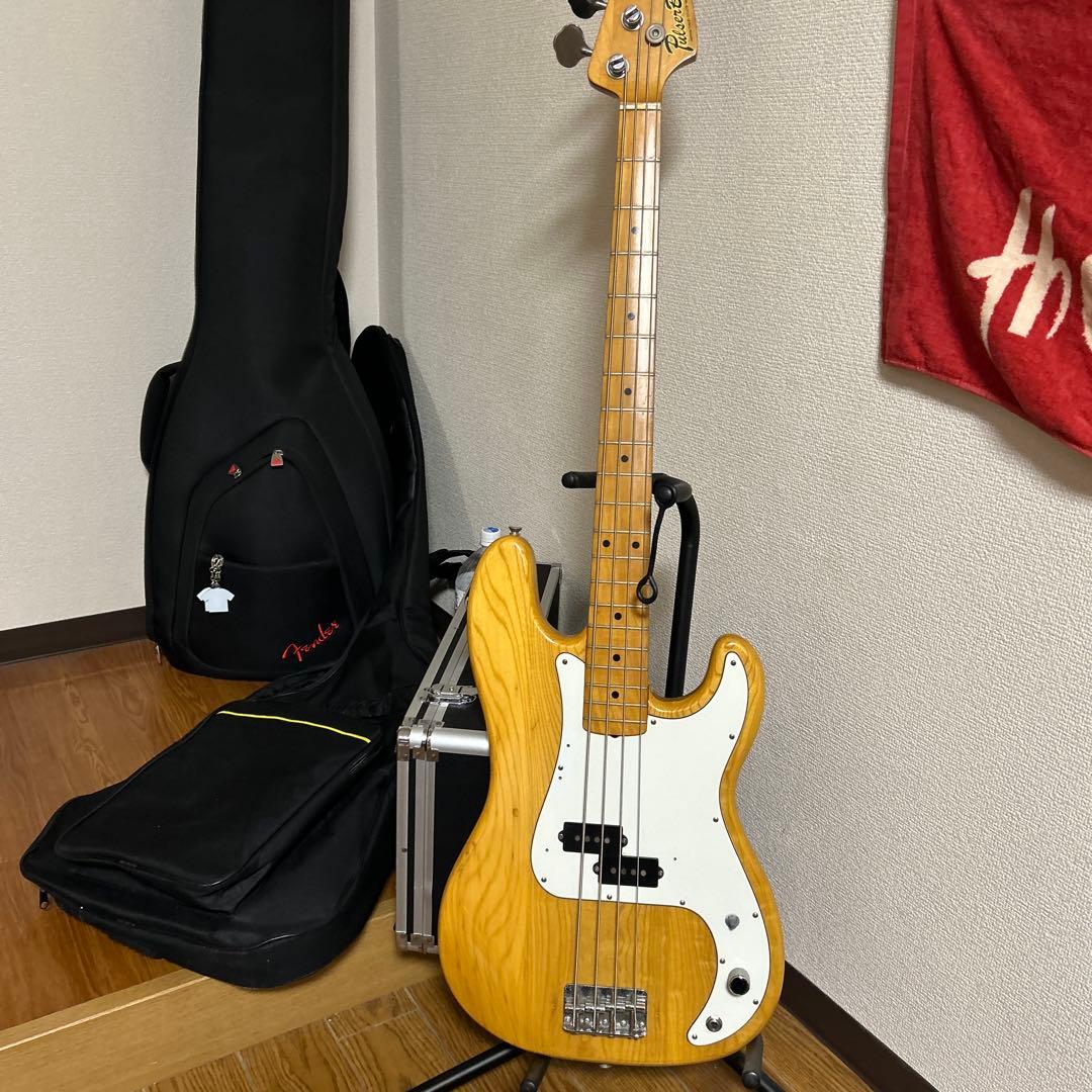 エレキベース ナチュラルウッド