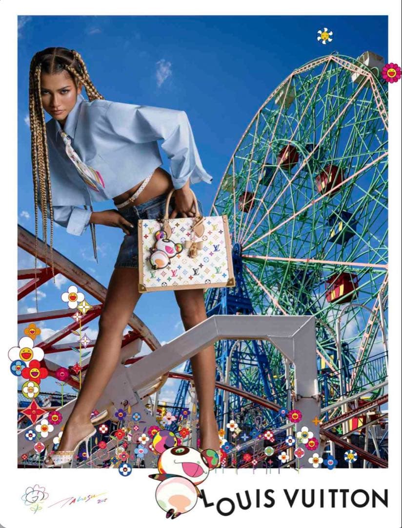 VUITTON×村上隆　ゼンデイヤ　特大ポスター　非売品