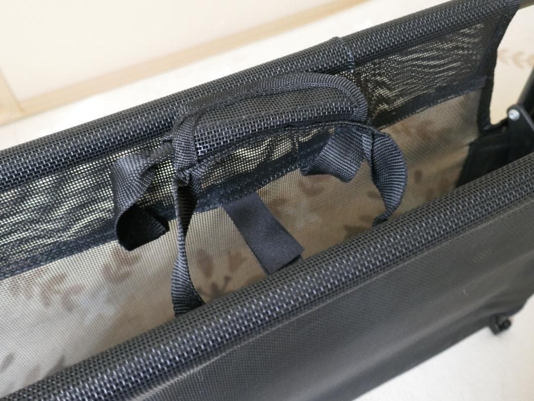 犬 ワンちゃん　折りたたみ　コット　ベッド　メッシュ　約W90＊D60＊H20