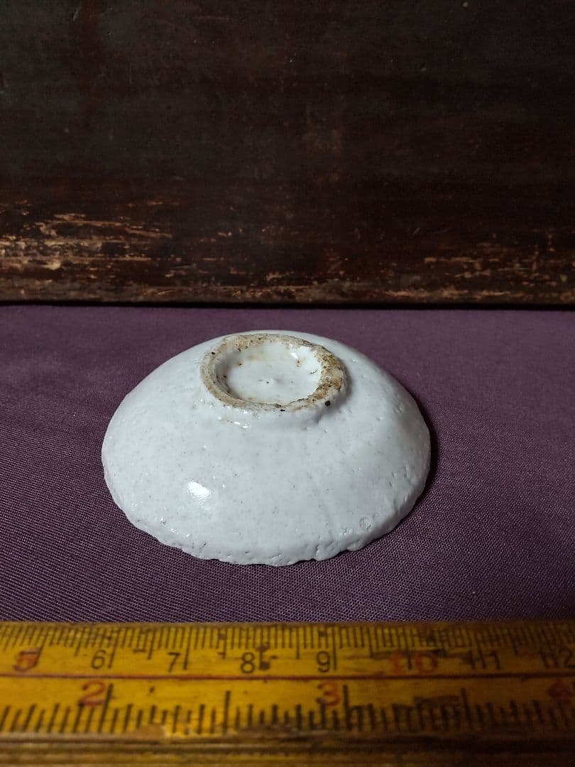 初期伊万里　菊花弁 銀杏紋　平盃