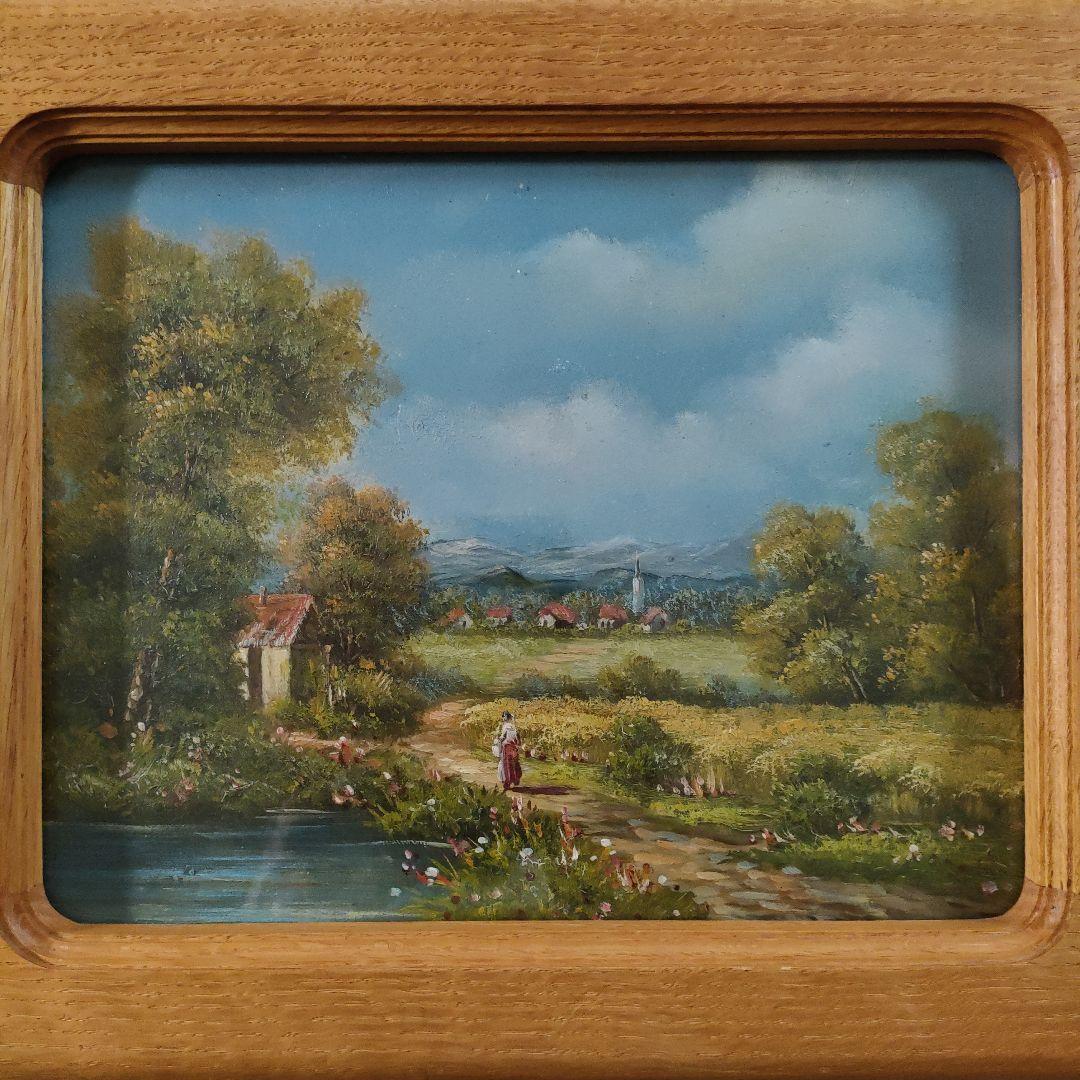 アンドレ・ボーシャン　油彩画『田園風景』