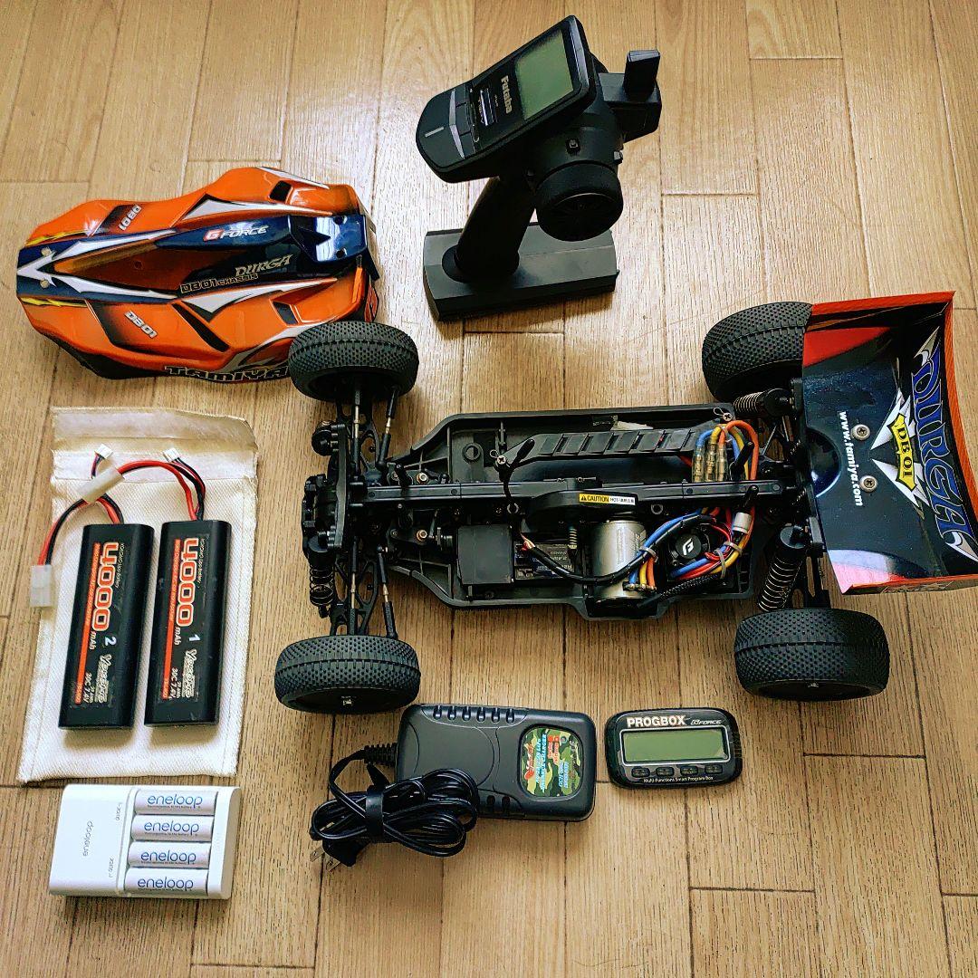 タミヤDURGA DB01、3PVブラシレス17.5Tリポ、単3充電器フルセット