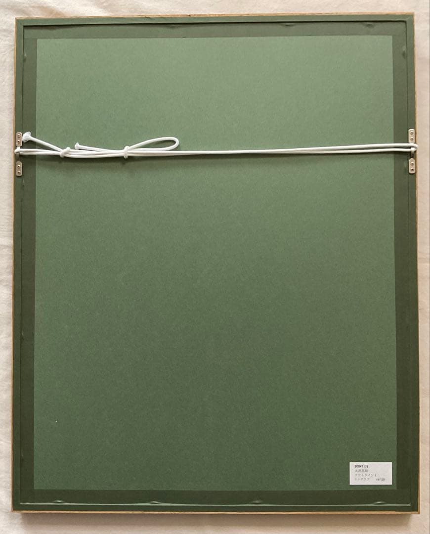 ● 大沢 昌助 ソフトライン　オリジナル リトグラフ　サイン ED フレーム入