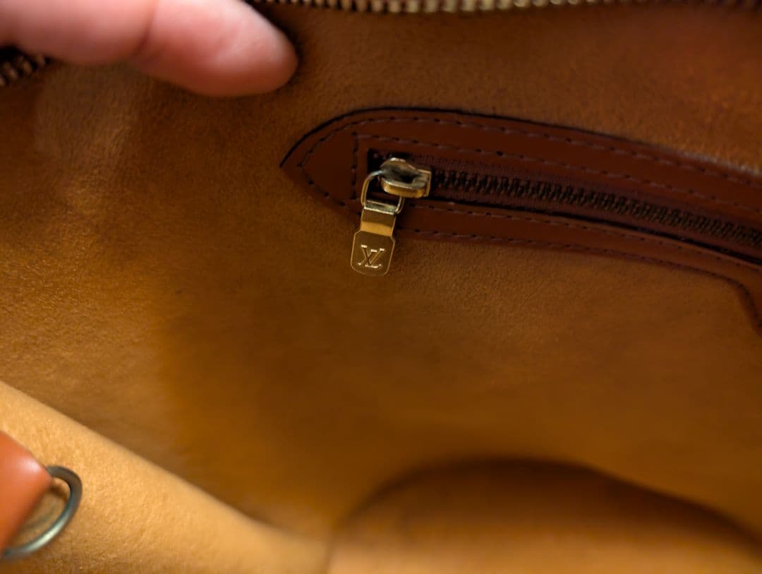 ルイヴィトン　エピ　トートバッグ　サンジャック　茶色