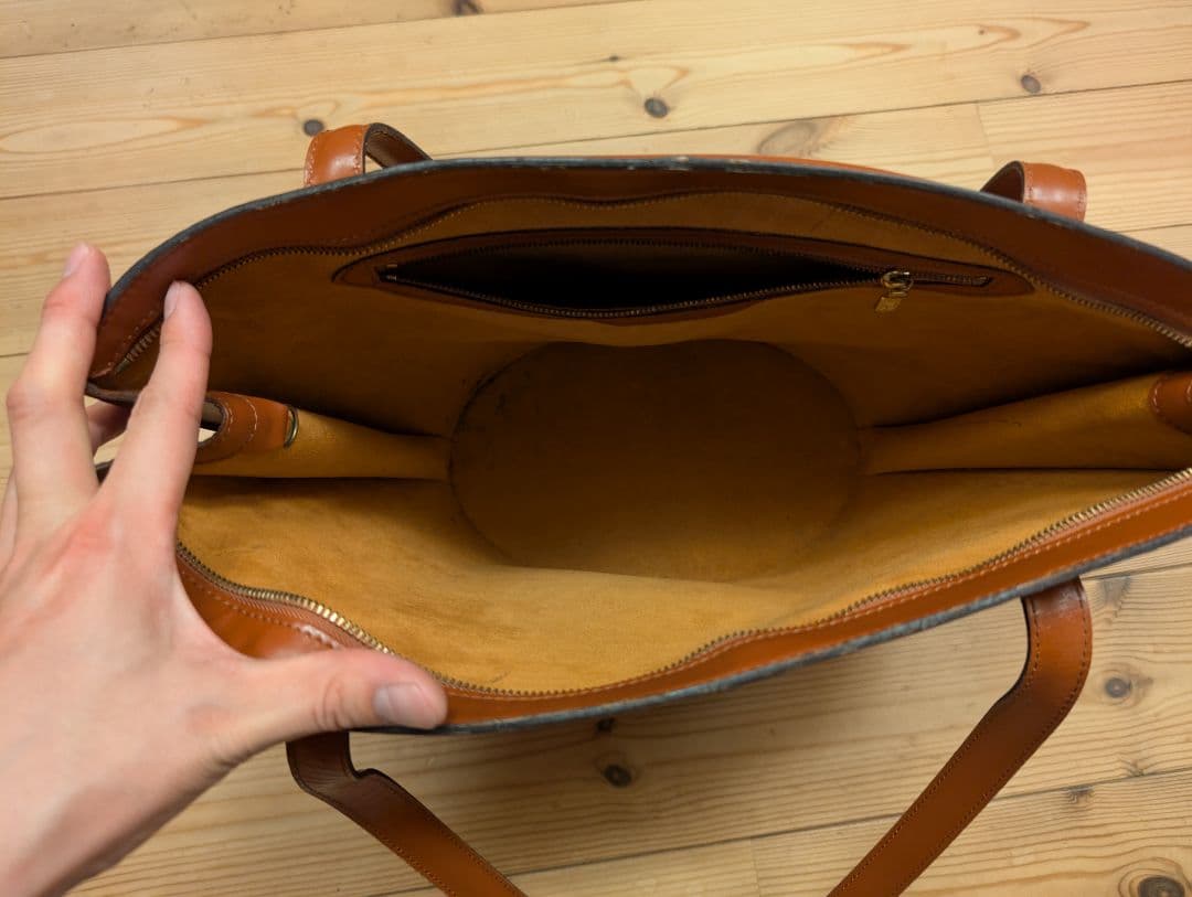 ルイヴィトン　エピ　トートバッグ　サンジャック　茶色