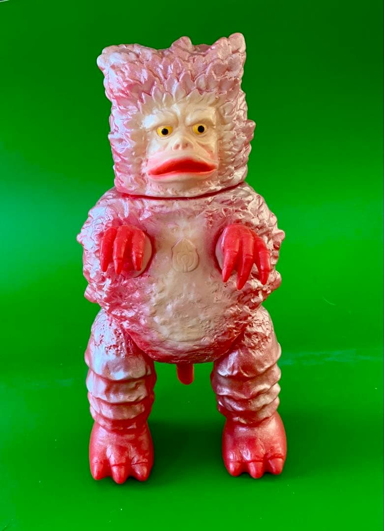 赤ガラモン 尾可動 未使用極美品 ソフビ人形 マルサン刻印無し希少品です！