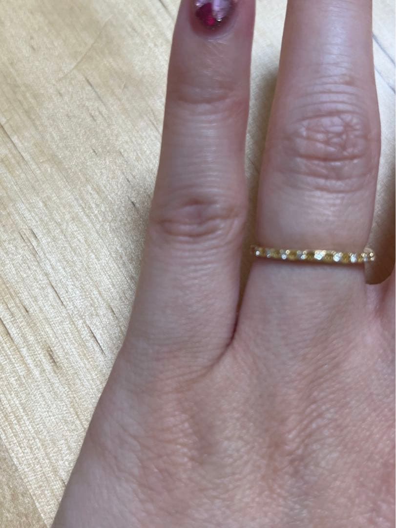 18金　jupiter ジュピター　ゴールドリング　K18 0.05