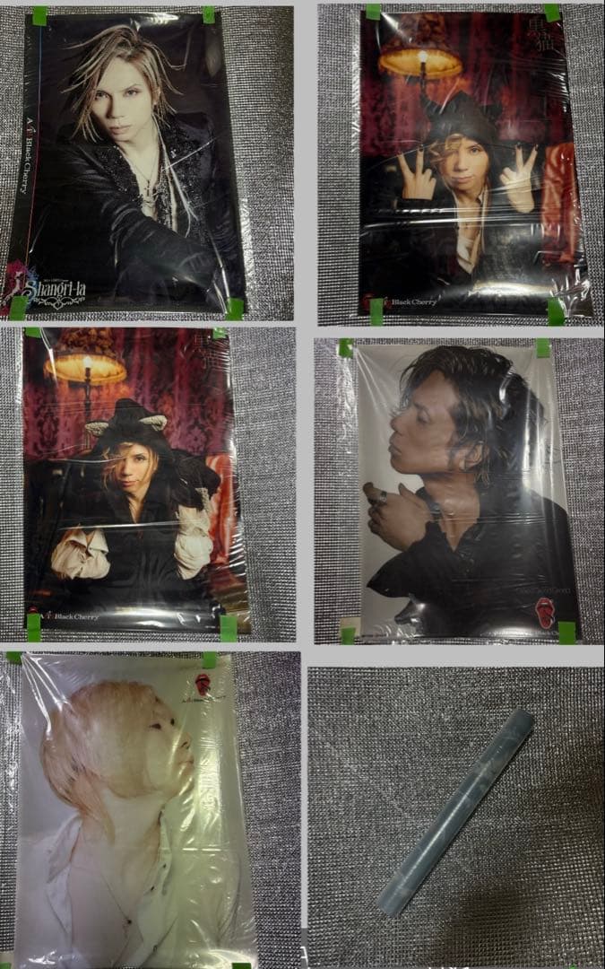 新品Acid Black Cherry クリアポスター6枚