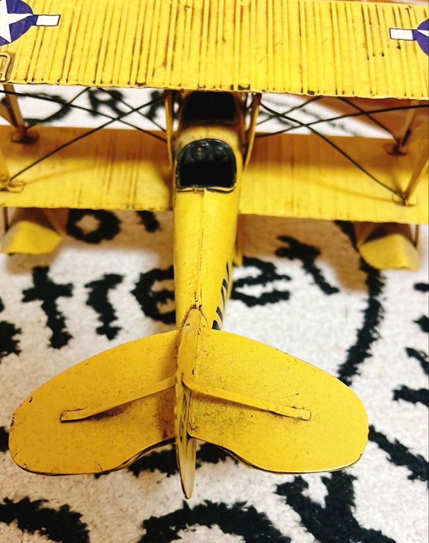 【希少】飛行機 ブリキ 置物 アメカジ