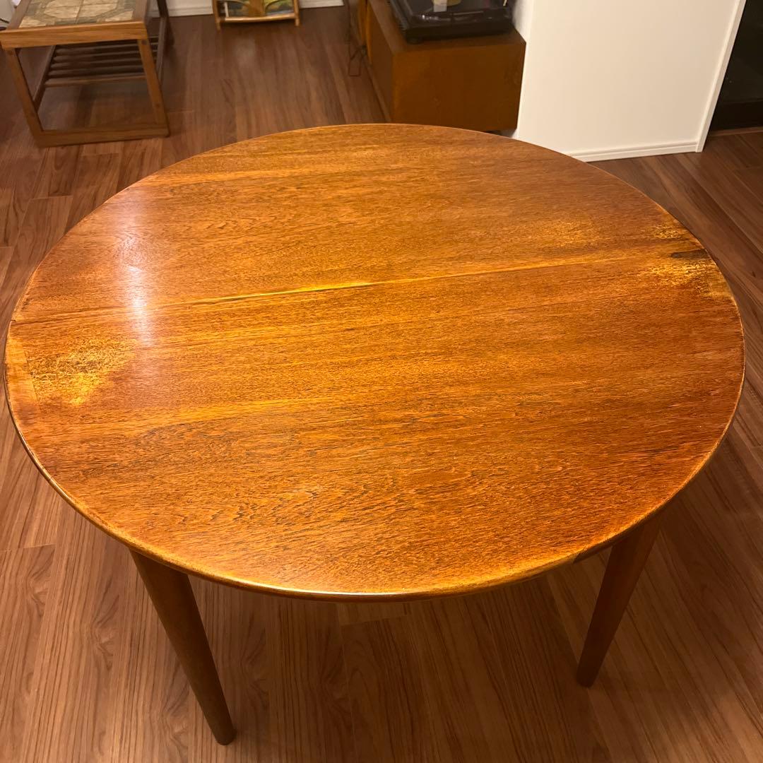 Jentique ラウンドエクステンションテーブル　直径107cm