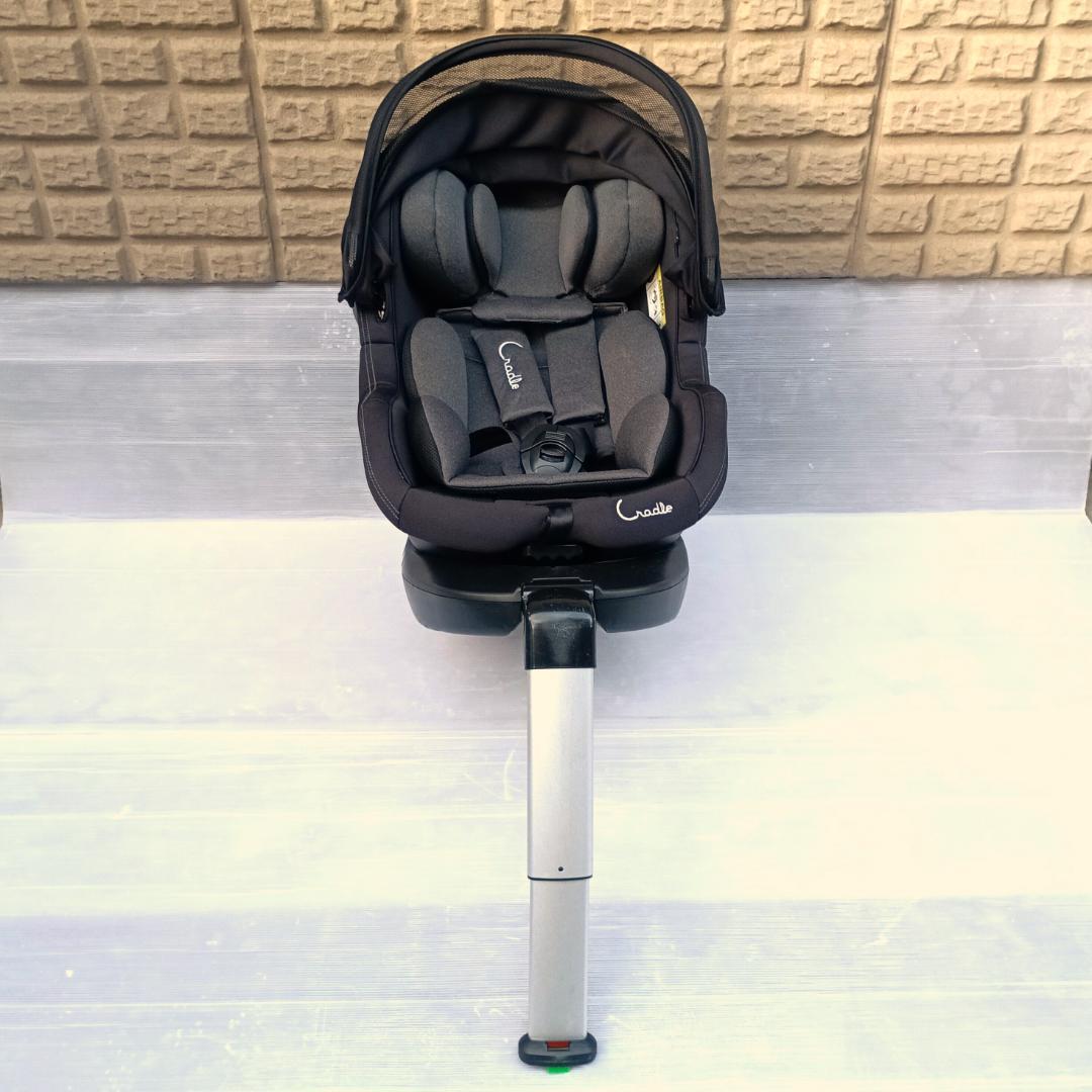 【美品】クレイドル・オーカクルターンプライムⅡ isofix バースデイ限定