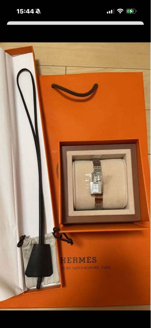 オレンジ356エルメスケリーウォッチ