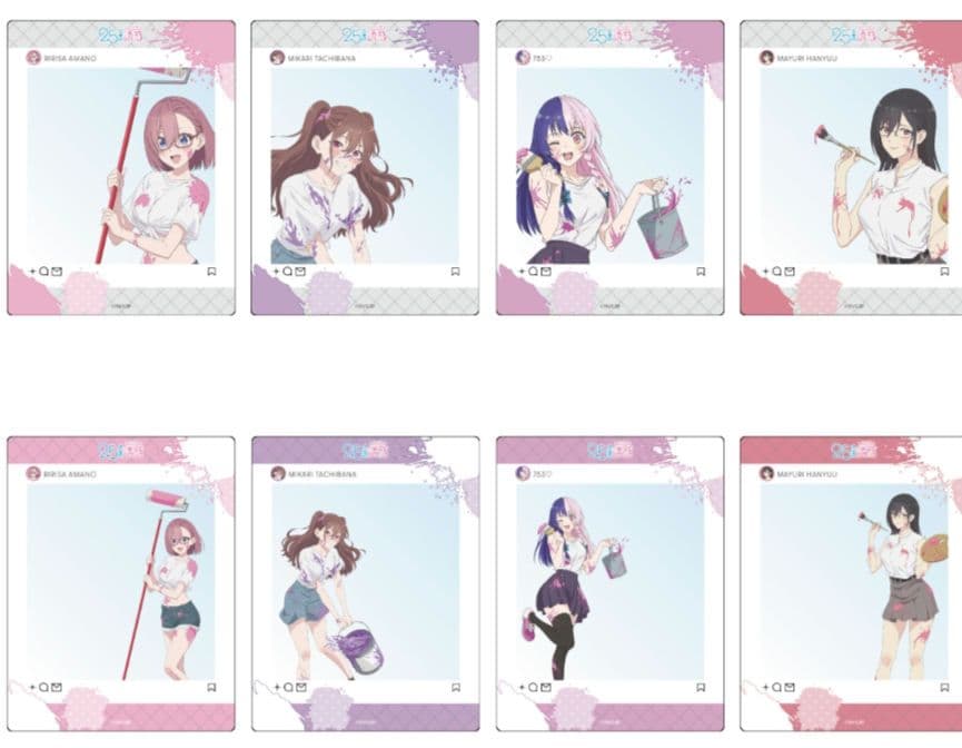 2.5次元の誘惑 特大ダイカットアクリルボード sns風クリアスナップ