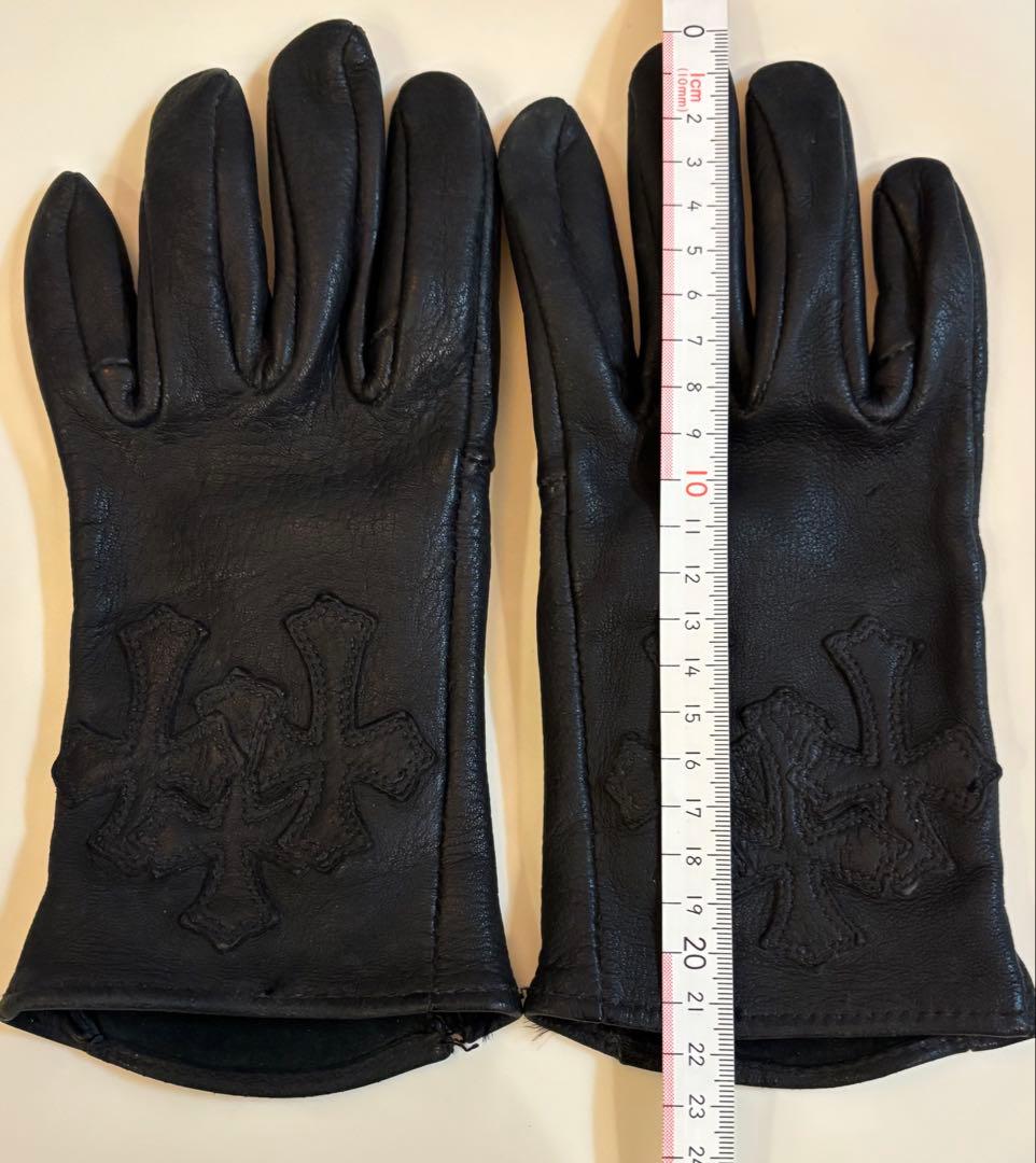 クロムハーツ　レザーグローブ　セメタリー　サイズ8