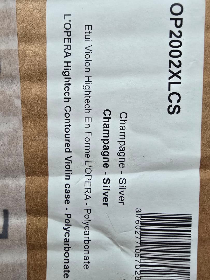 弦楽器 Bam OP2002XLCS L'OPERA Champagne-silver