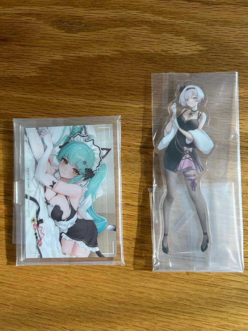 一番くじ勝利の女神NIKKE CHAPTER6 B賞シンデレラフィギュアとおまけ