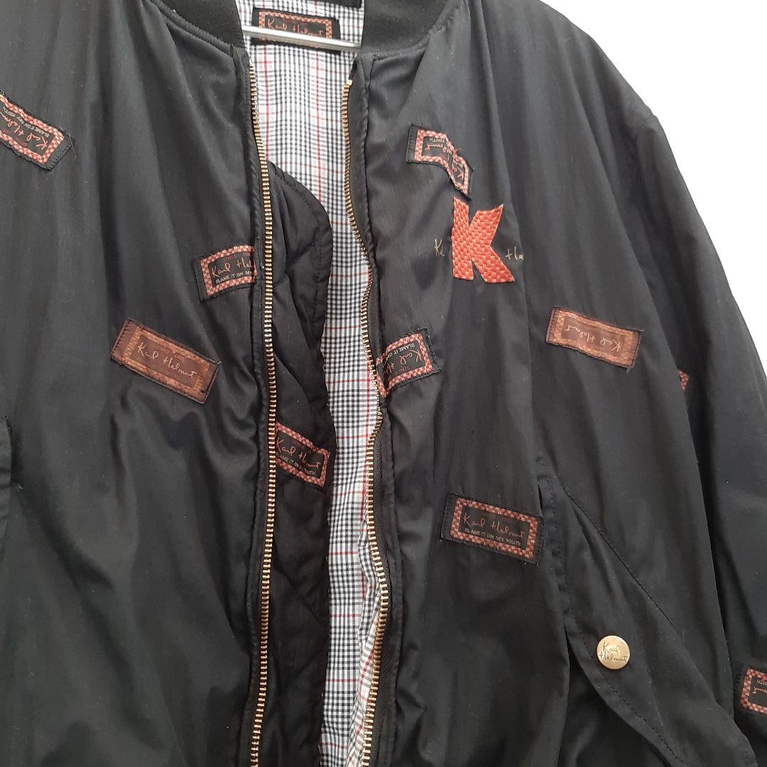 Karl helmut カールヘルム パッチ リバーシブル ボンバージャケット