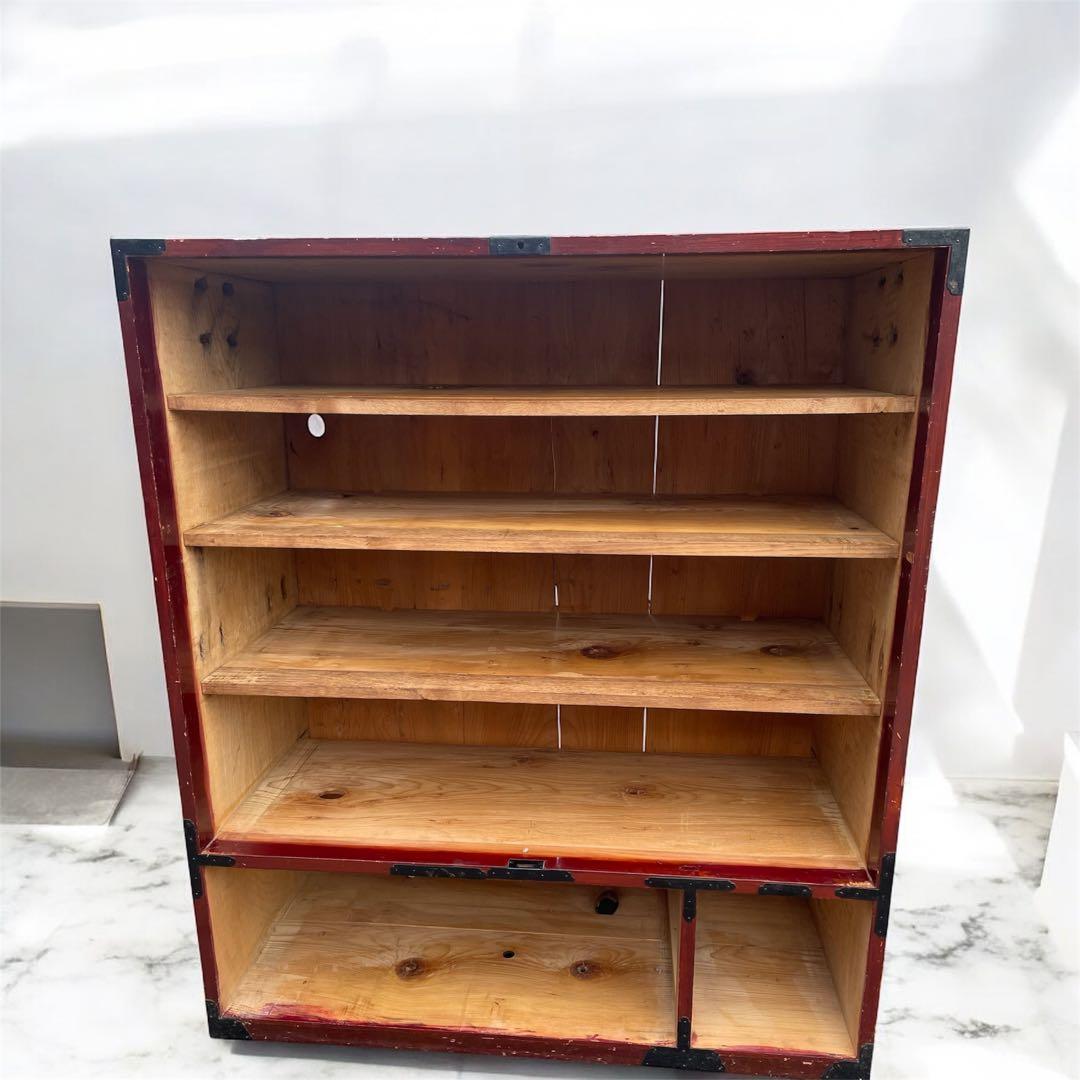 時代箪笥　五段　収納家具　アンティーク