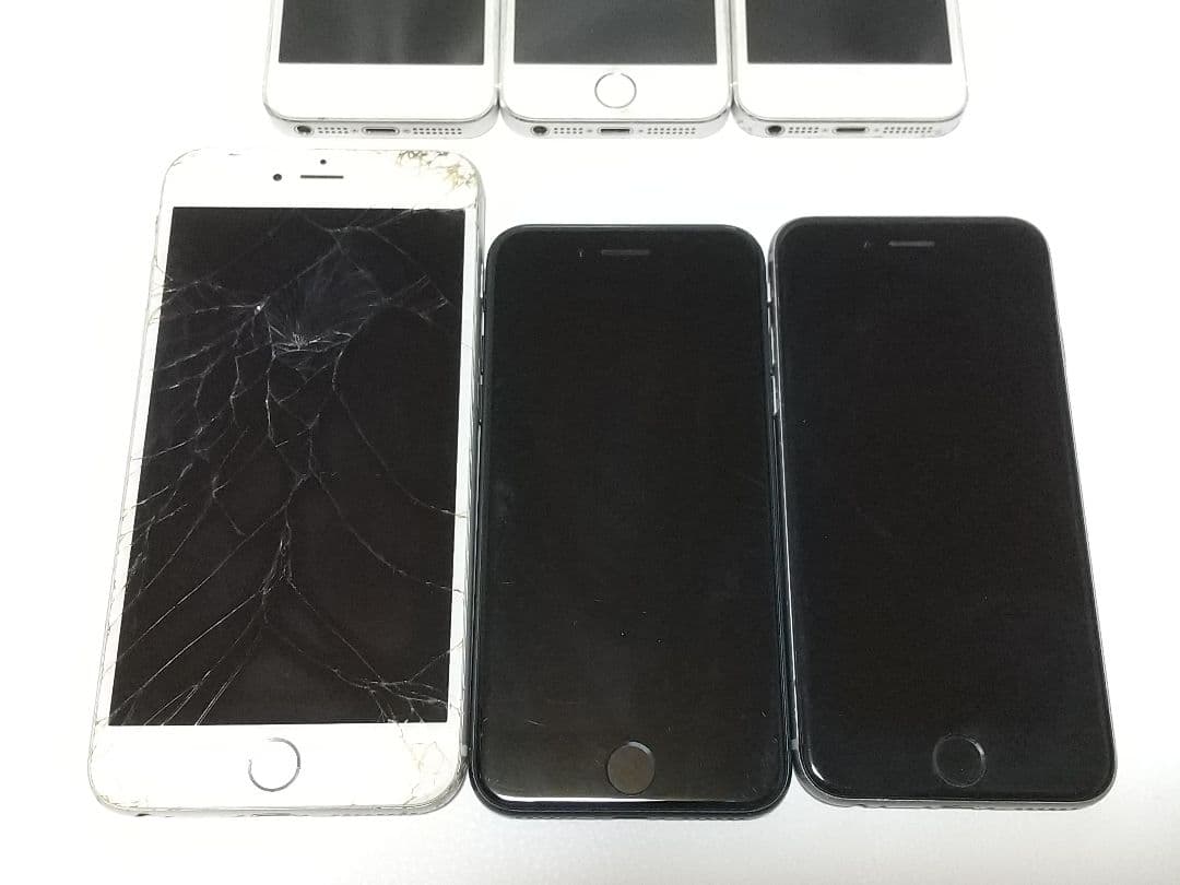 iPhone5s/6s/6plus/8セット 画面割れあり