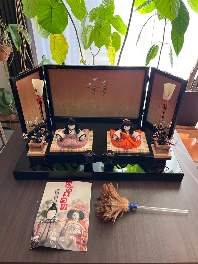 【送料込】雛人形　初代石川潤平　伝統工芸品　木目込み　ひな祭り