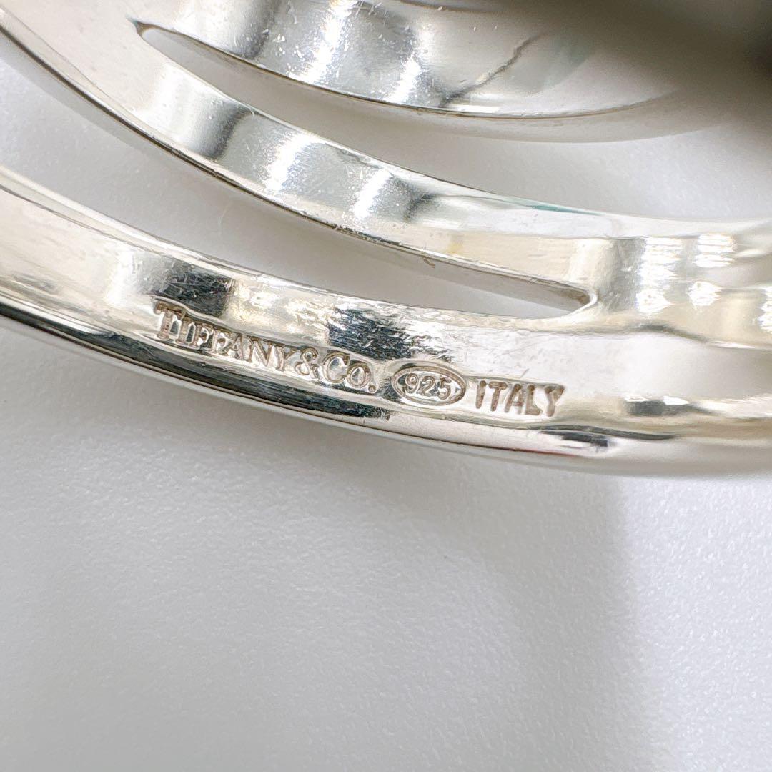 極美品 オールドティファニー ダイアゴナル リング 14号 シルバー925