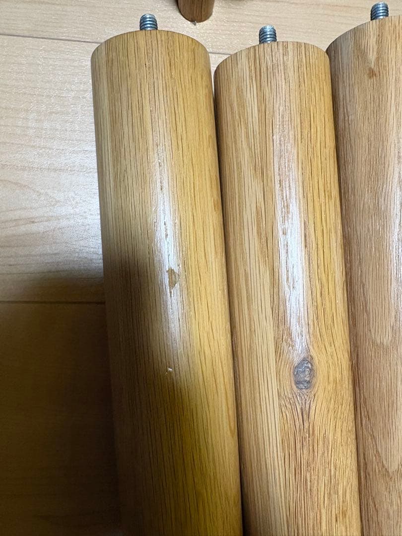 ある@　円形ダイニングテーブルセット　ナガノインテリア　天然木