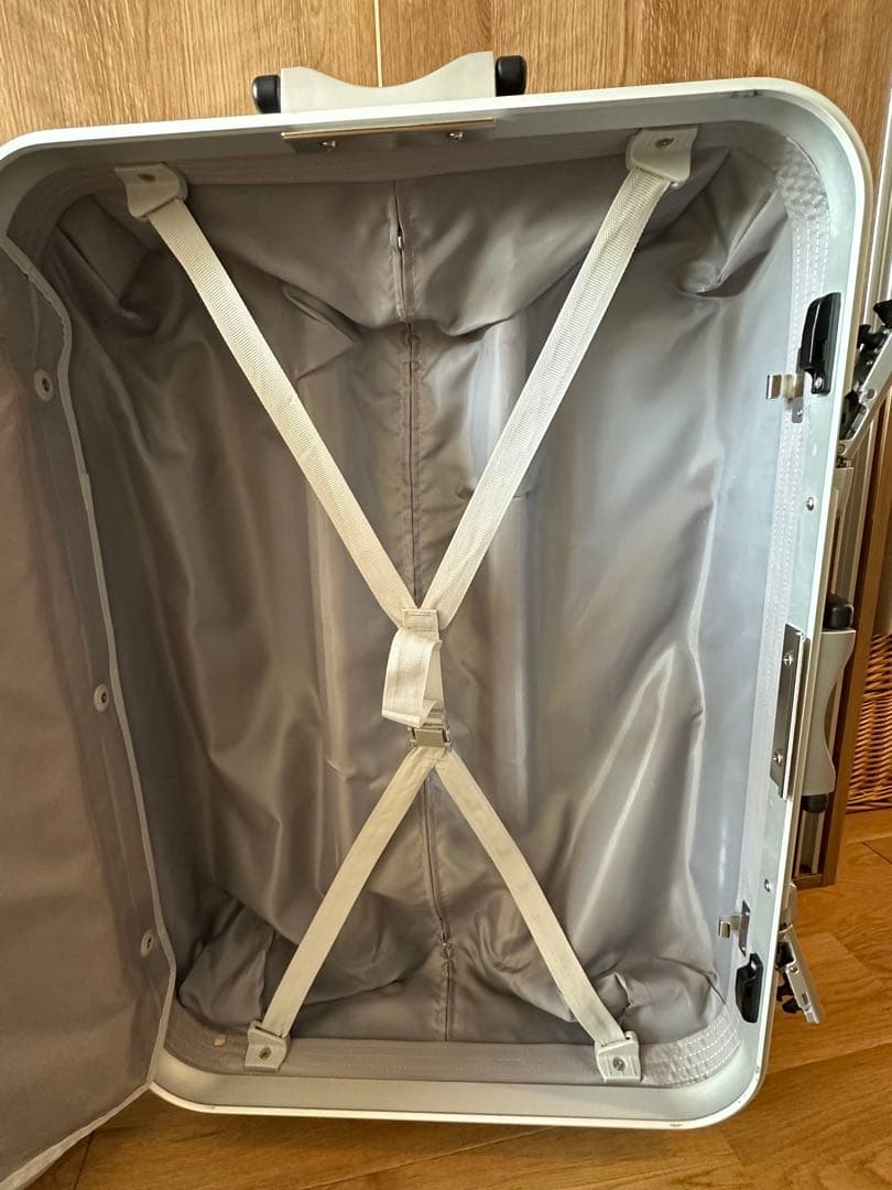 ACE WORLD Traveler スーツケース 91L シルバーカーボン