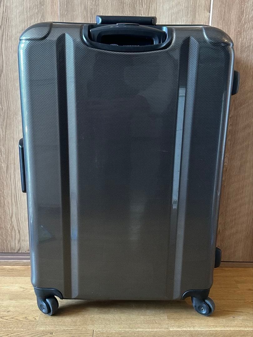 ACE WORLD Traveler スーツケース 91L シルバーカーボン