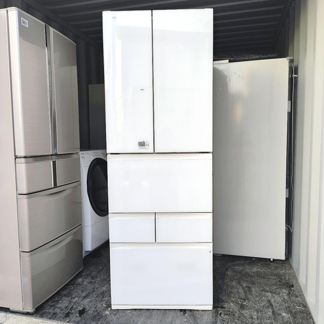 運搬取付無料！クリアシェルホワイトTOSHIBA純正冷蔵！完動品・超美品！