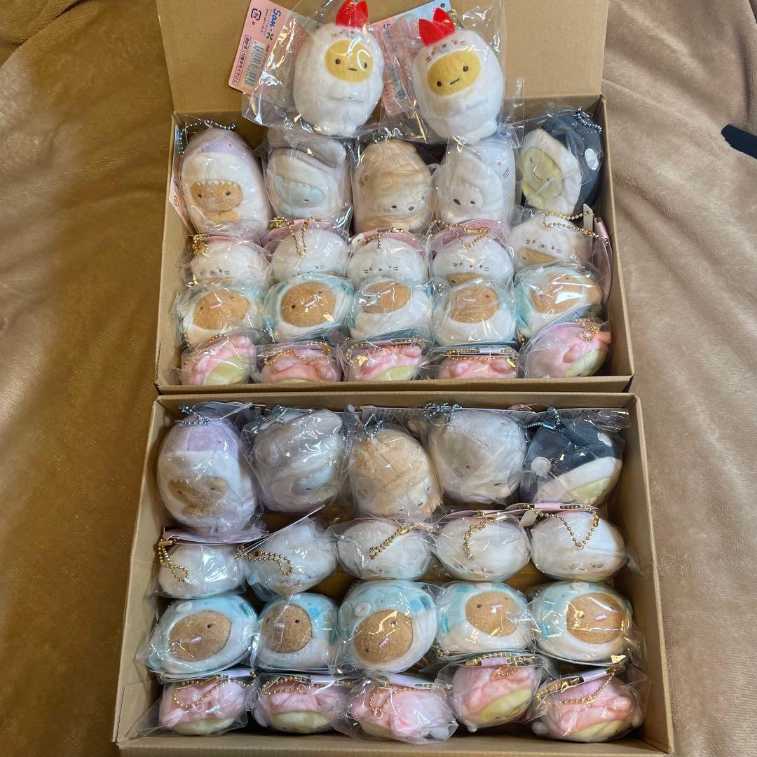 42個まとめ売り☆すみっこぐらし 水族館限定 ぶらさげぬいぐるみ コンプリート