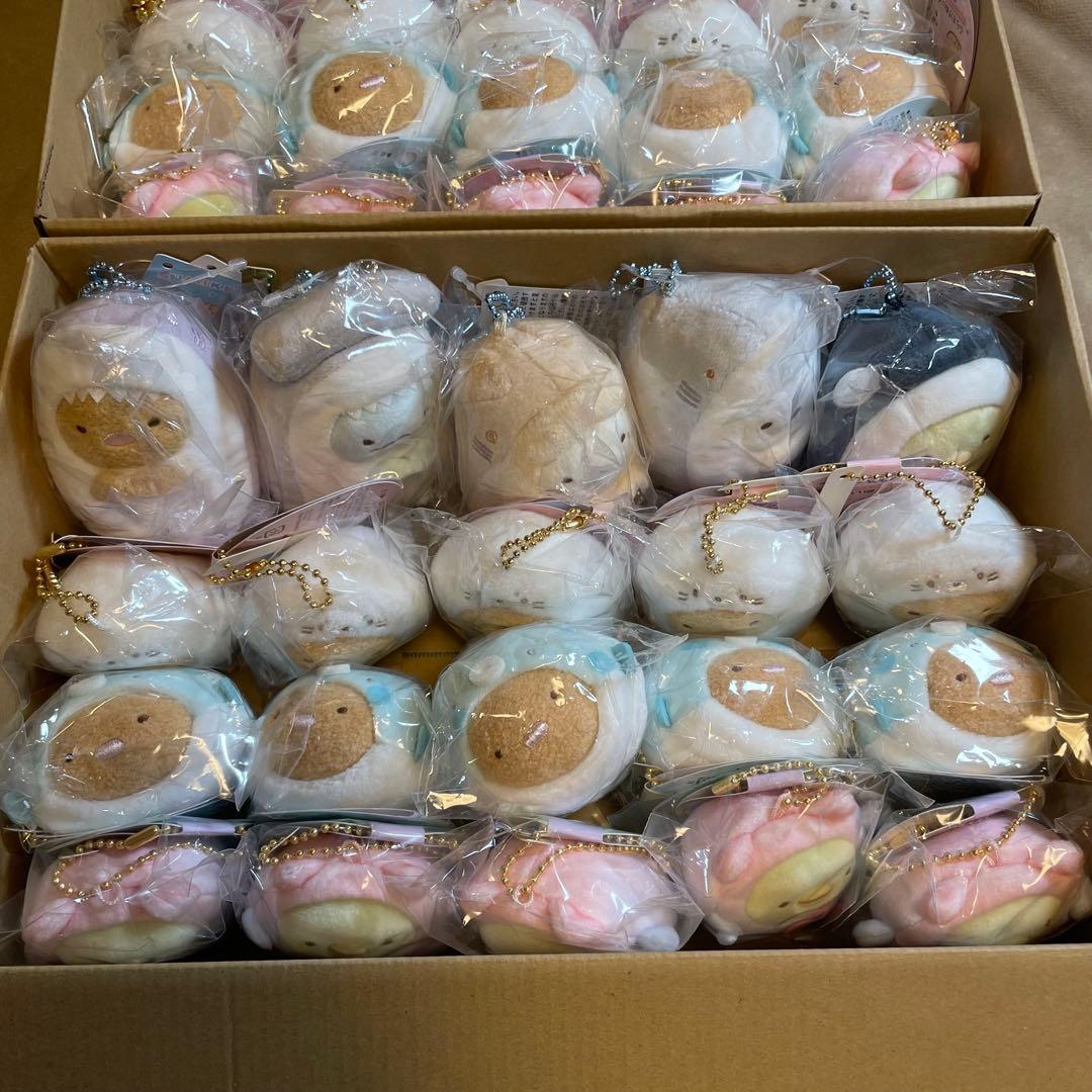 42個まとめ売り☆すみっこぐらし 水族館限定 ぶらさげぬいぐるみ コンプリート