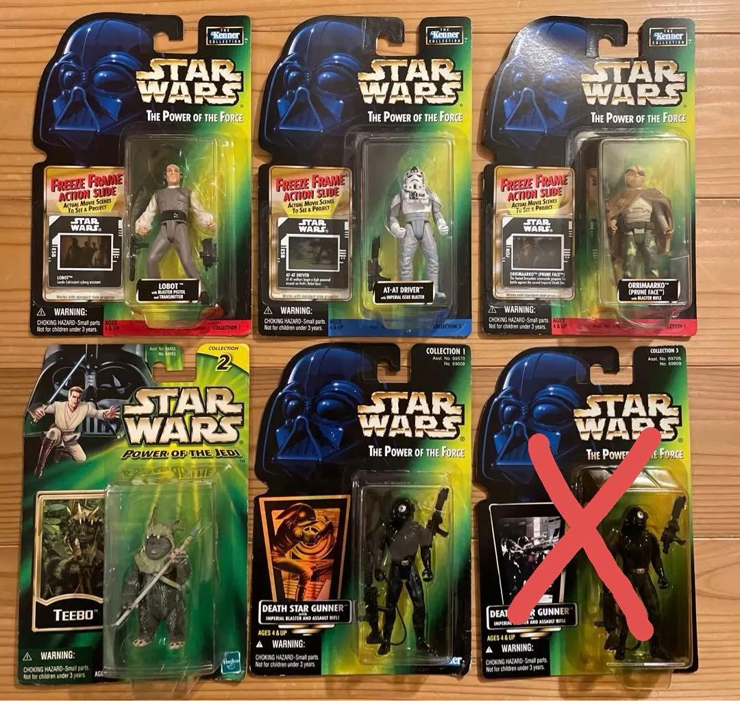 スターウォーズ　ベーシックフィギュア　6体　　3.75