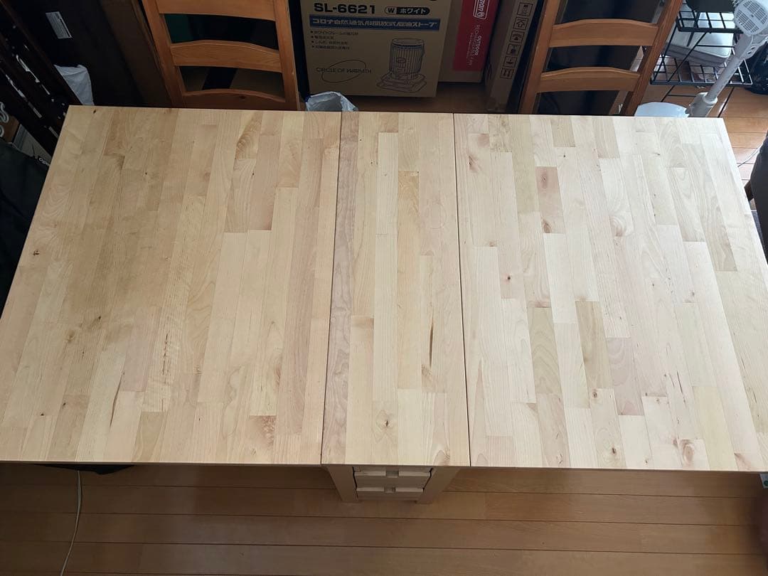 IKEA NORDEN(ダイニングテーブル)とJOKKMOKK(チェア)4脚