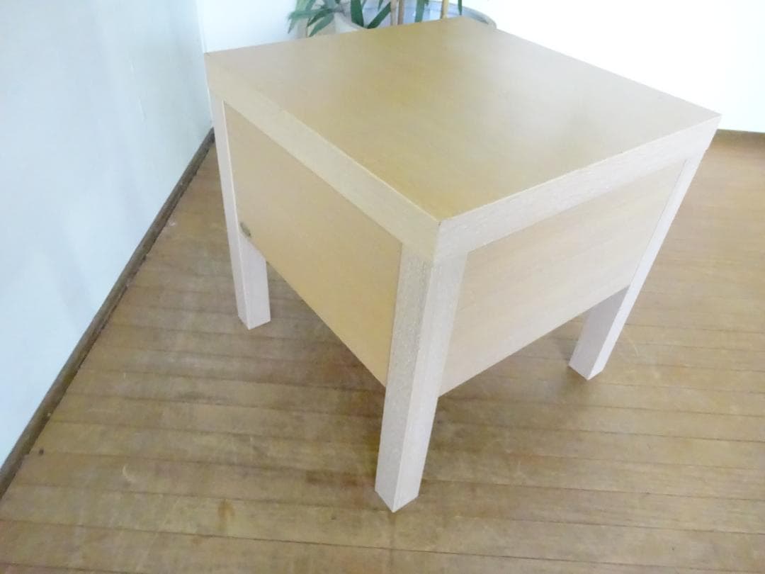 シモンズ　ナイトテーブル　引き出し付き　ナチュラル　NT0811