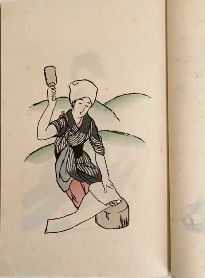 竹久夢二の本夢のふるさと（木版画10枚、詩139篇)大正8年出版初版本おまけ付き