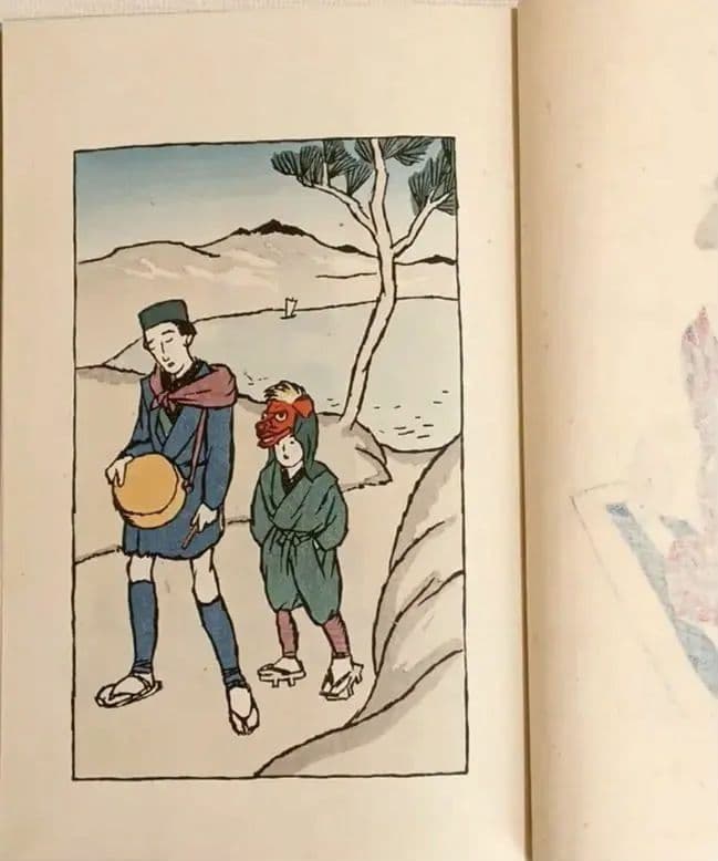 竹久夢二の本夢のふるさと（木版画10枚、詩139篇)大正8年出版初版本おまけ付き