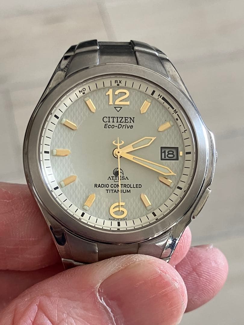 稼働品／CITIZEN ATTESA Eco-Drive H410 アテッサ