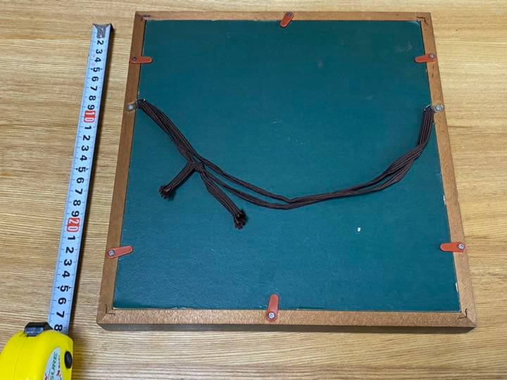 陶葊 土渕善丕氏 三代目 清水焼 花絵陶板 額装