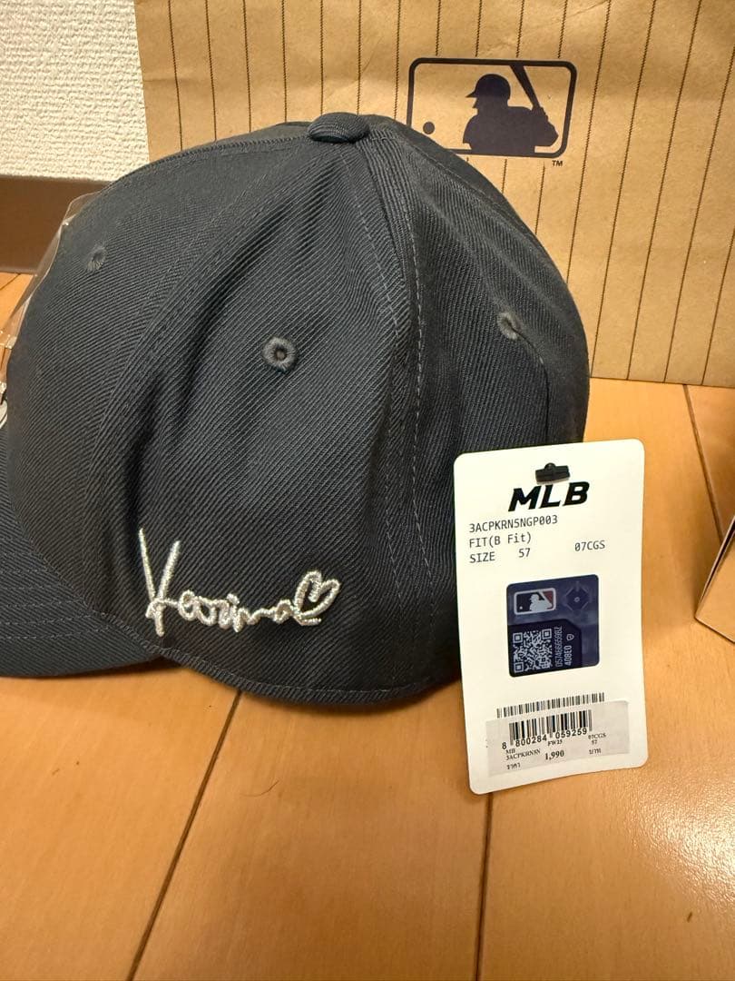 N*o様 MLB×aespa カリナ KARINA LAグレー 57 日本未発売