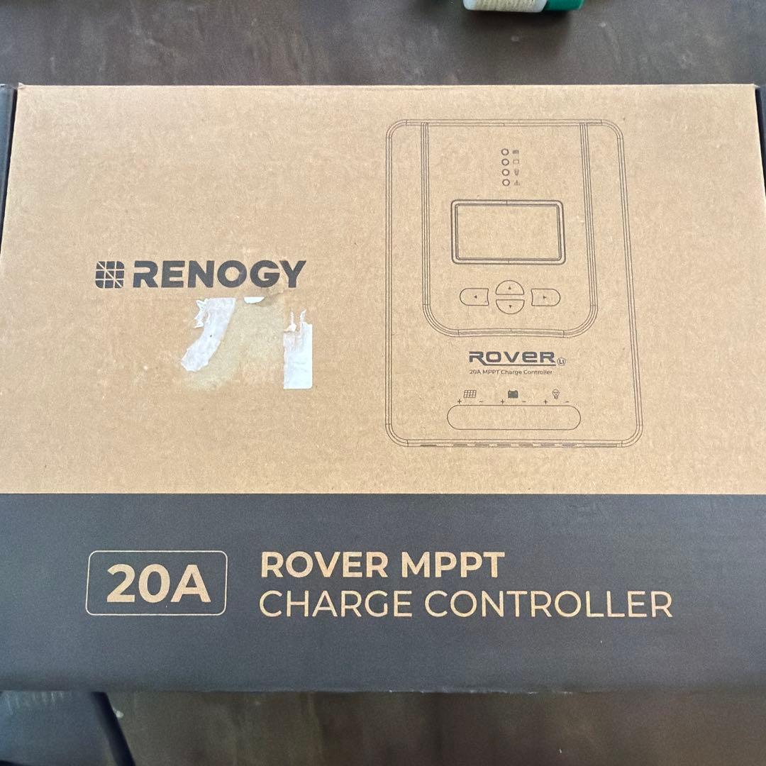 RENOGY ROVER MPPT 20A 充電コントローラー　BT無し
