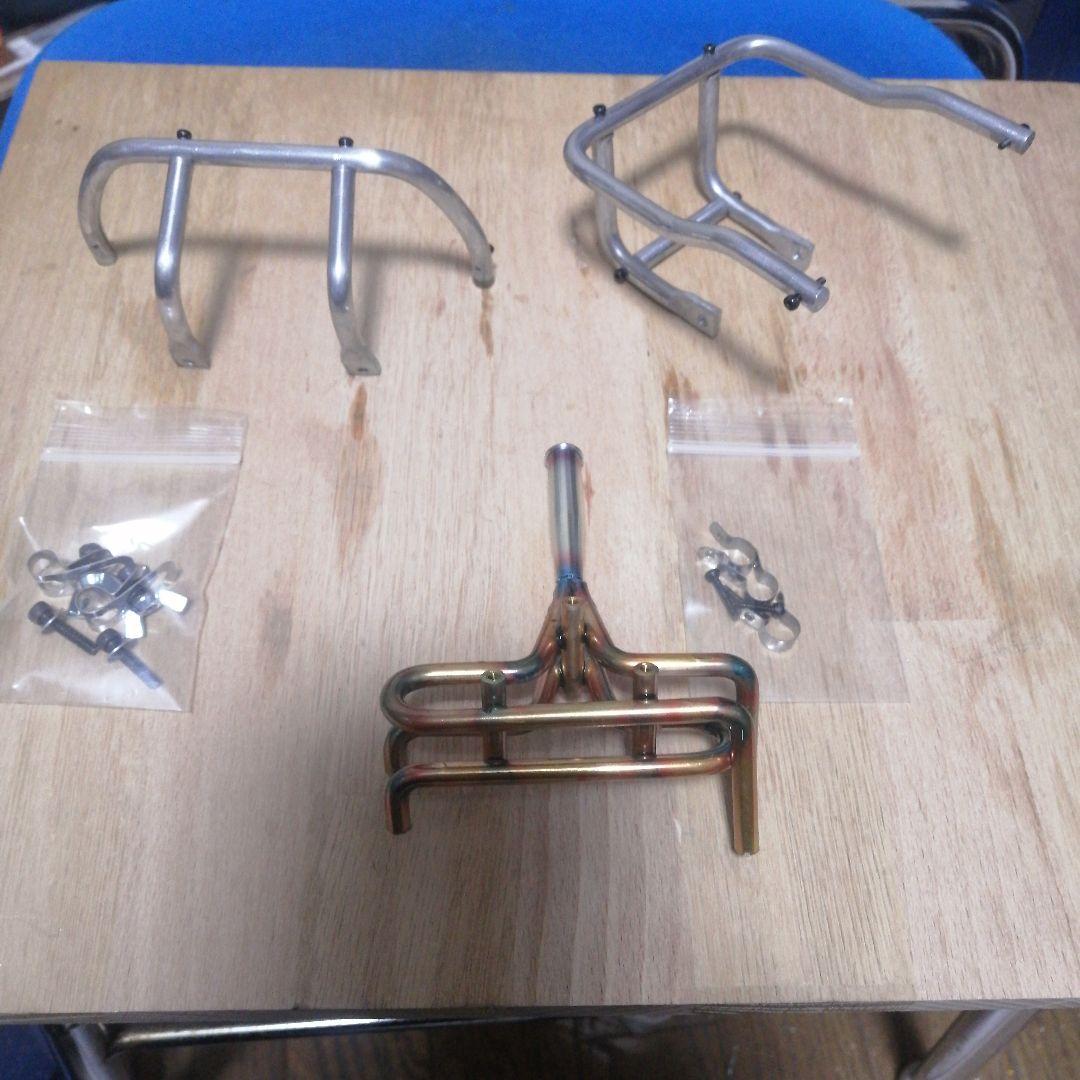 ワーゲンオフローダー　豪華3点セットFバンパー.Rガード.社外マフラーB2