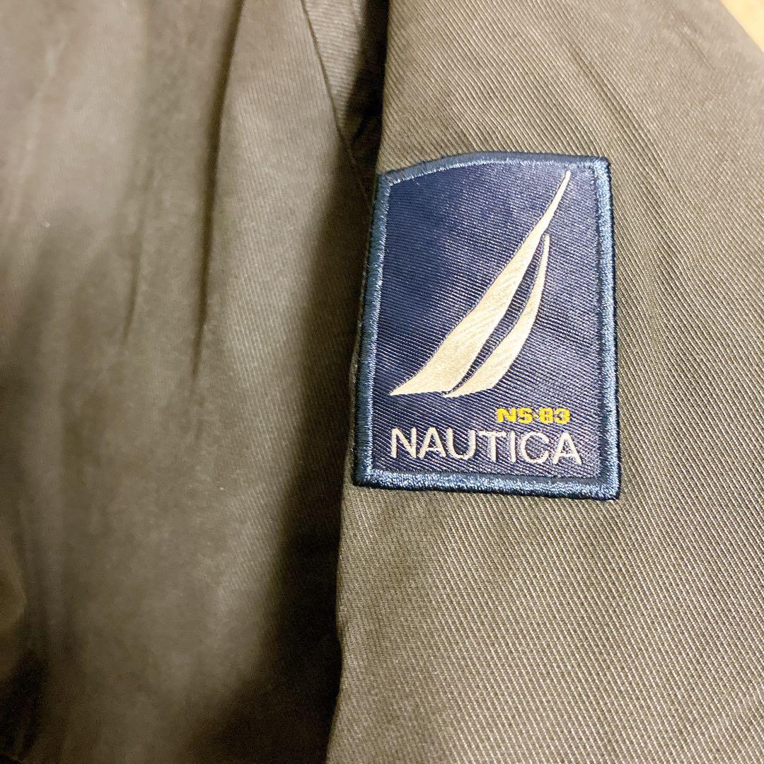 OLD NAUTICA ノーティカ 裏フリース　中綿　ウォームアップジャケット