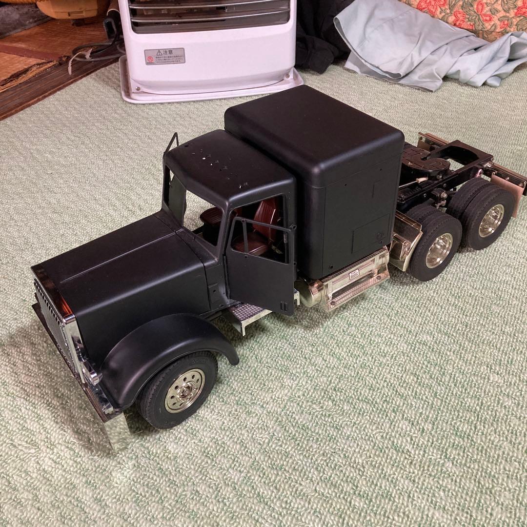 タミヤ1/14キングハウラー加工中