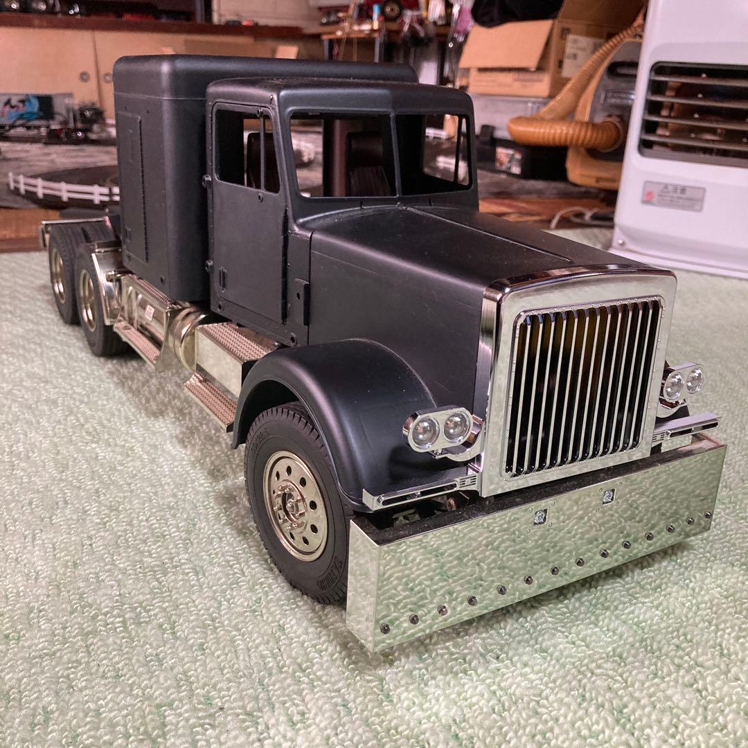 タミヤ1/14キングハウラー加工中