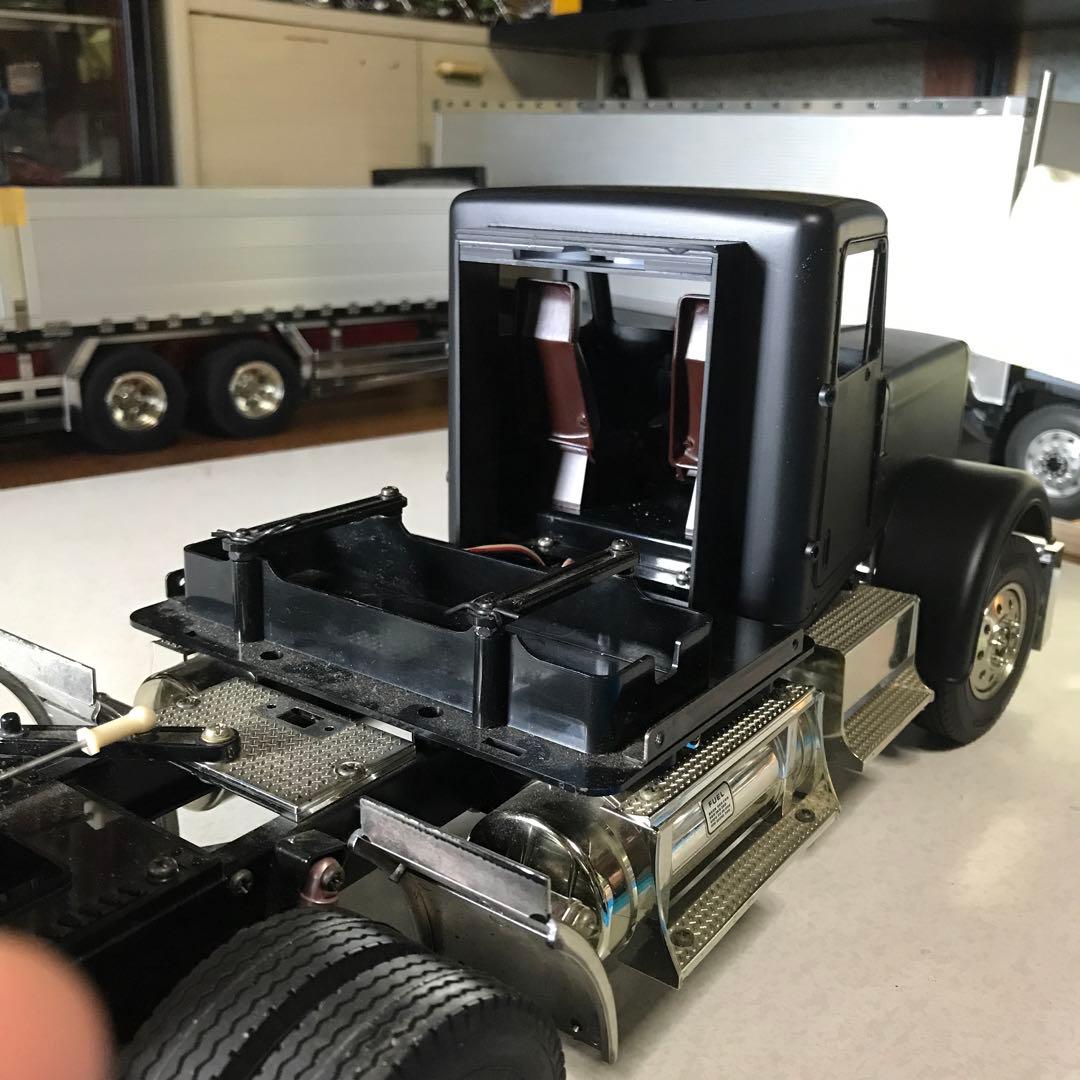 タミヤ1/14キングハウラー加工中